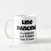 Grappig cadeau voor Line Dancers Line Dancing Funn Koffiemok (Links)
