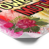 Grappig cadeau voor mam | Grappig citaat aan mama Poster (Hoek)