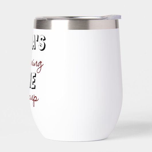Grappig Cadeau Voor Mama Wijn Sippy Cup Quote (Links)
