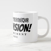 Grappig cadeau voor mok met grote uittredingskoffi (Rechts)