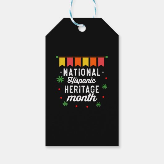 Grappig Cadeau voor Nationale Hispanic Erfgoed Maa Cadeaulabel (Voorkant)