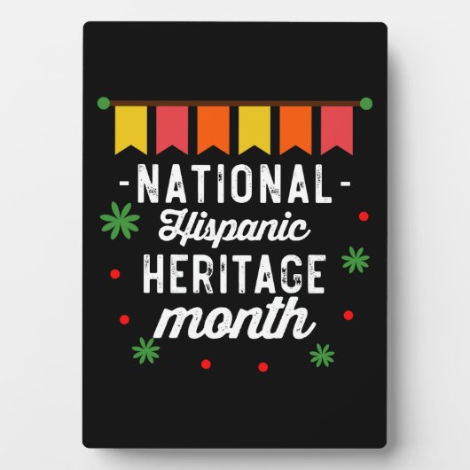 Grappig Cadeau voor Nationale Hispanic Erfgoed Maa Fotoplaat (voorkant)