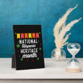 Grappig Cadeau voor Nationale Hispanic Erfgoed Maa Fotoplaat (Zijkant)