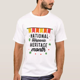 Grappig Cadeau voor Nationale Hispanics Erfgoed Ma T-shirt