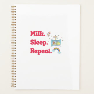 Grappig Cadeau voor Nieuwe Ouders - "Melk. Slaap. Planner
