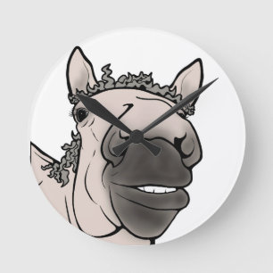Grappig Cadeau voor Paardenliefhebbers Schuurhumor Ronde Klok