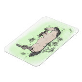 Grappig cadeau voor paardenliefhebbers Wispelturig Magneet (Linkerzijde)