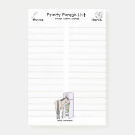 Grappig cadeau voor paardenliefhebbers Wispelturig Post-it® Notes