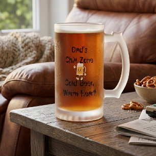 Grappig Cadeau voor Papa - Papa's Ontspanningsoord Matglas Bierpul