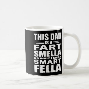 Grappig cadeau voor papa scheet ruikt papa beteken koffiemok