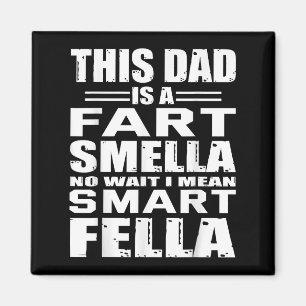 Grappig cadeau voor papa scheet ruikt papa beteken magneet