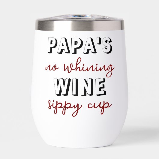 Grappig cadeau voor papa Sippy Cup Quote (Voorkant)