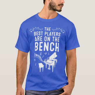 Grappig cadeau voor pianospelers voor mannen en vr t-shirt