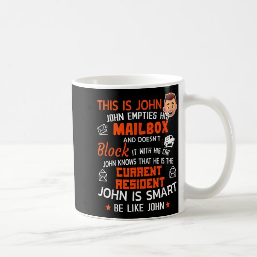 Grappig Cadeau Voor Postbode Voor Man Vrouw Koffiemok (Rechts)