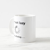 Grappig cadeau voor programmeurs | Aanpasbare laad Koffiemok (Voorkant links)