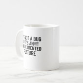 Grappig cadeau voor programmeurs Softwareontwikkel Koffiemok (Voorkant links)