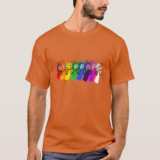 Grappig cadeau voor Rainbow Sprites T-shirt (Voorkant)