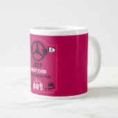 Grappig cadeau voor rijinstructeur grote koffiekop (Voorkant rechts)