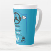 Grappig Cadeau voor Rijinstructeur Latte Mok (Rechterhoek)