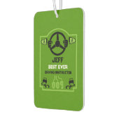 Grappig cadeau voor rijinstructeur luchtverfrisser (Links)