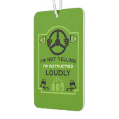 Grappig cadeau voor rijinstructeur luchtverfrisser (Links)