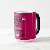 Grappig cadeau voor rijinstructeur magische mok (Voorkant rechts)