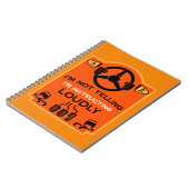 Grappig cadeau voor rijinstructeur notitieboek (Linkerzijde)