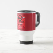 Grappig cadeau voor rijinstructeur reisbeker (Voorkant rechts)