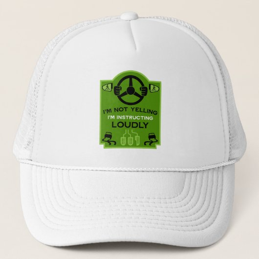 Grappig cadeau voor rijinstructeur trucker pet (Voorkant)
