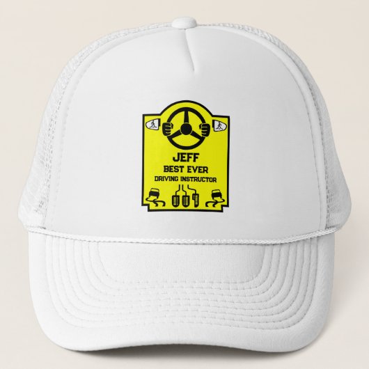Grappig cadeau voor rijinstructeur trucker pet (Voorkant)