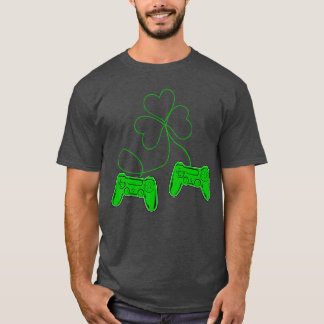 Grappig cadeau voor Saint Patrick's Day voor gamer T-shirt