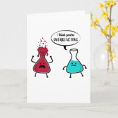 Grappig Cadeau voor Scheikunde Docent Kaart (Gele Bloem)