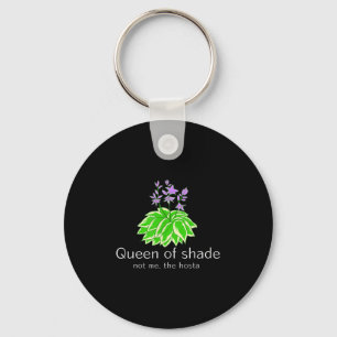 Grappig Cadeau Voor Tuiniers Hosta Plant Koningin Sleutelhanger
