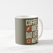 Grappig Cadeau voor Vader Koffiemok (Voorkant rechts)