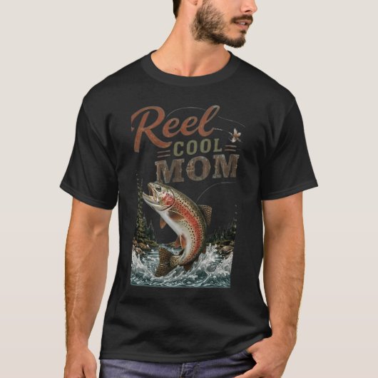 Grappig Cadeau voor Vis Moeder T-shirt (Voorkant)