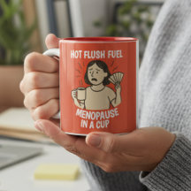 Grappig cadeau voor vrouwen in de menopauze die la