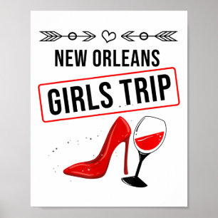Grappig cadeau voor vrouwen uit New Orleans voor v Poster