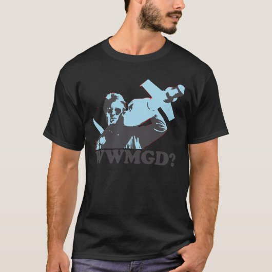 Grappig cadeau voor wat Macgyver met Kerstmis zou  T-shirt (Voorkant)