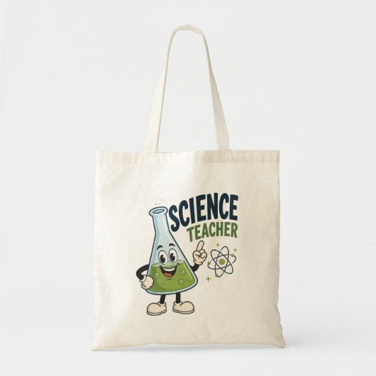 Grappig cadeau voor wetenschapsleraar tote bag (Voorkant)