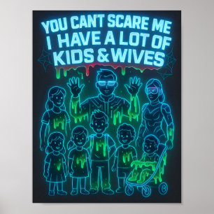 Grappig Cadeau voor Zombie Vader Familie - Je Kunt Poster