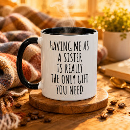 Grappig Cadeau Voor Zus Mok Cadeau voor Zusters