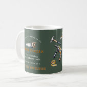 Grappig Cadeaubouwer Hamerboor Mok voor Gepensione (Voorkant links)