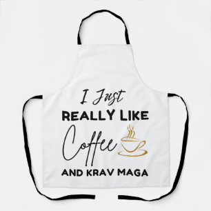 Grappig cadeauidee voor Krav Maga speler meisje of Schort
