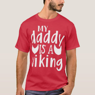 Grappig cadeautje voor mannen mijn papa is een Vik T-shirt