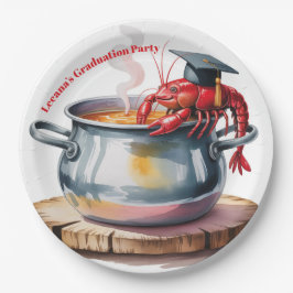 Grappig Cajun afstudeerfeest Papieren Bordje