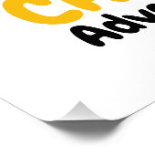 Grappig Camping Monster – Camp Life Adventure Perfect Poster (Hoek)