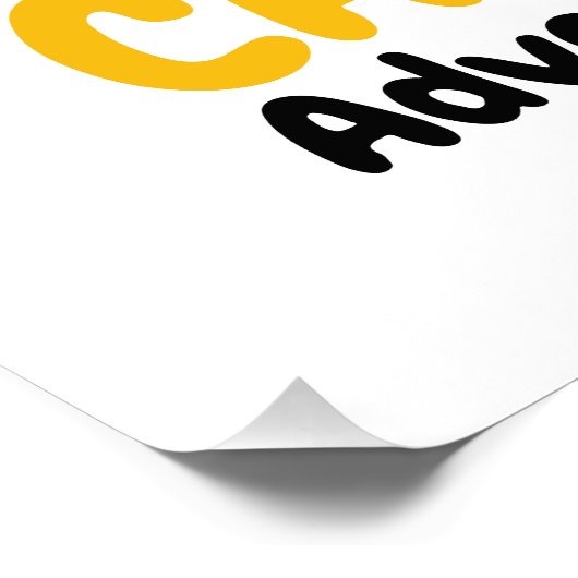 Grappig Camping Monster – Camp Life Adventure Perfect Poster (Hoek)