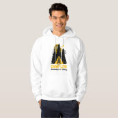Grappig Camping Monster – Kampeer Levens Avontuur Hoodie (Voorkant volledig)