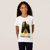 Grappig Camping Monster – Kampeer Levens Avontuur T-shirt (Voorkant volledig)