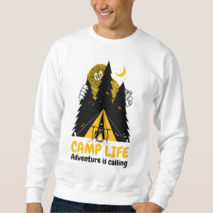 Grappig Camping Monster – Kampeer Levens Avontuur Trui